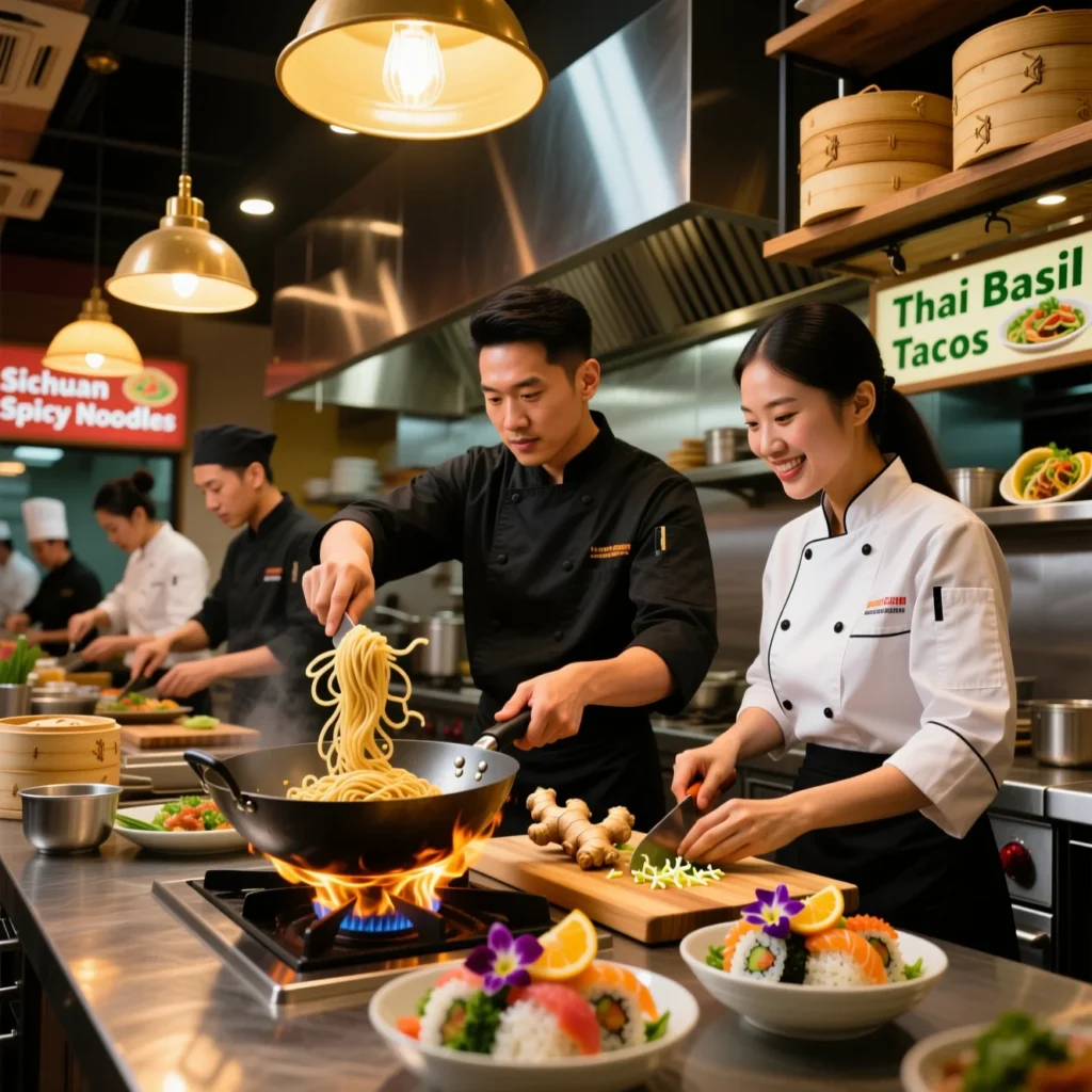 Qué es la cocina fusión asiática