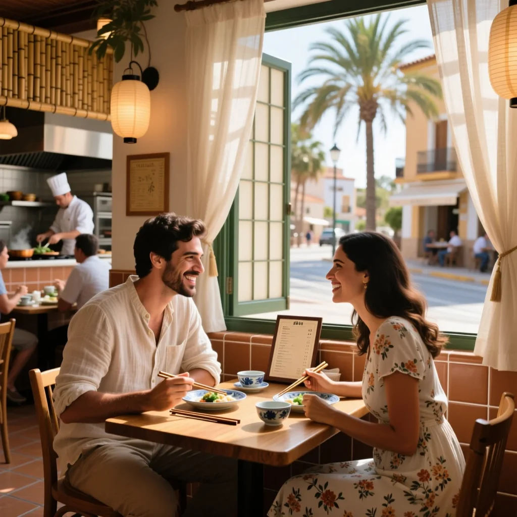 buen restaurante asiático