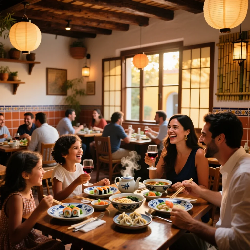 buen restaurante asiático