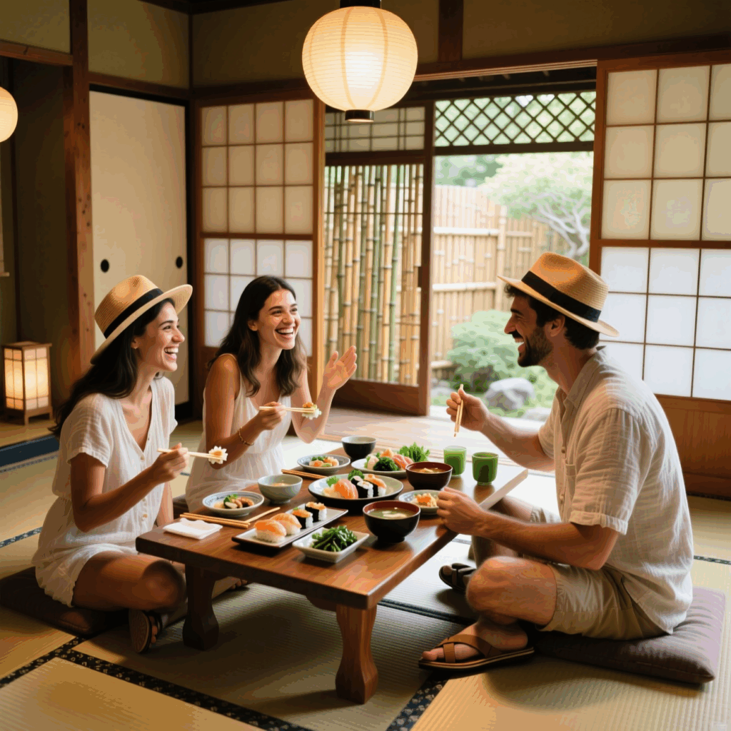 ¿Por qué comer en tatami La filosofía japonesa detrás de sentarse en el suelo